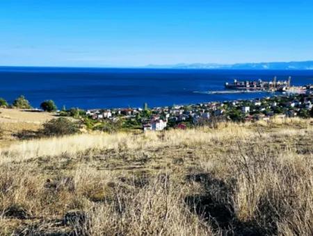 532 M2 Eckgrundstück Zum Verkauf In Tekirdag Süleymanpaşa Barbaros Nachbarschaft Mit Herrlichem Meer- Und Naturblick