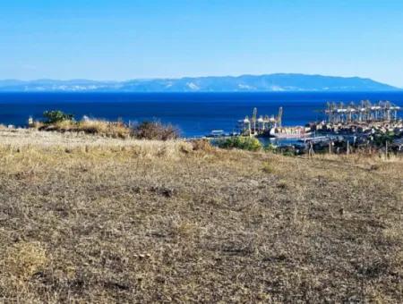 765 M2 Bargain Land With Full Sea View For Urgent Sale In Tekirdag Barbarosta